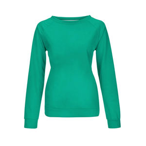 Sweat à capuche en coton double face écologique pour femmes pull à épaules tombantes respirant avant imprimé Logo pour l'hiver - Product Image 4