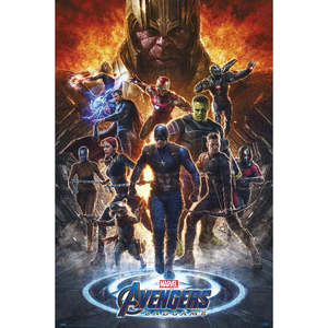 Póster de Diseño Moderno de Avengers Endgame, Batalla de Héroes para Decoración de Pared - Product Image 3