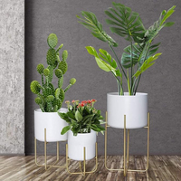 Jardinière attrayante de style unique avec support Look de luxe attrayant Design moderne s'adapte à toute décoration de maison salle à manger décoration de bureau