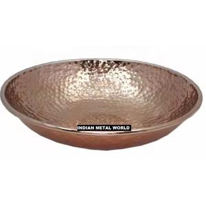 Bol de service à chocolat au design unique Bol en métal doré fait à la main de meilleure qualité Bol de service à bonbons au chocolat pour mariage - Product Image 6