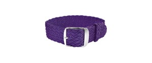 Correa de reloj deportivo D08 Violet Perlon, accesorio de pulsera de tela suave resistente al agua de 20mm para relojes inteligentes - Product Image 4