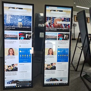 65 75 inch miễn phí thường vụ Android kỹ thuật số biển quảng cáo hiển thị đầy đủ màn hình kỹ thuật số Poster xách tay <span class=keywords><strong>LCD</strong></span> hiển thị kiosk - Product Image 5