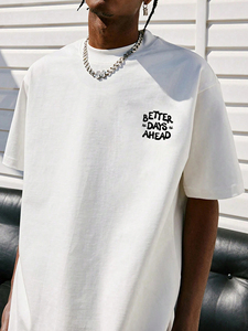 T-shirt tendance Design personnalisé T-shirt à col rond Vêtements décontractés pour hommes T-shirt pour hommes avec personnalisation complète - Product Image 5