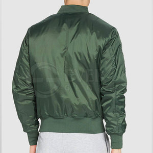 Chaqueta Bomber de Invierno para Hombre, Elegante y Moderna, con Cuello Alto, de Satén de Seda, Cómoda y Ajustable, para la Última Moda Masculina - Product Image 6