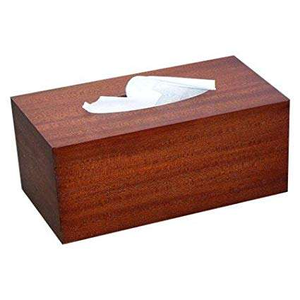 Boîte à mouchoirs en bois de haute qualité forme rectangulaire créative pour cuisine salle de bain fête couleur bois naturel - Product Image 2