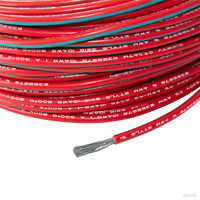 Câble solaire électrique flexible en cuivre étamé isolé en PVC de 100 m pour la construction, vente en gros