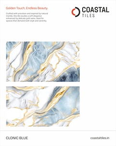 Colección de Azulejos de Porcelana con Efecto Dorado de 600x1200 mm, Serie Dorada 2x4 para Uso en Pisos y Paredes Interiores Modernos - Product Image 2