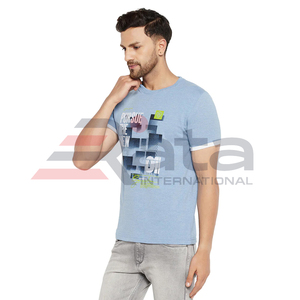 2023 T-shirts en flanelle à manches courtes pour hommes personnalisés Top Design respirant léger décontracté Stretch bonne qualité - Product Image 3