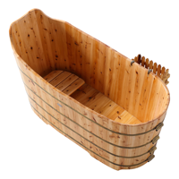 Baignoire à tremper/baignoire en bois de pin/baignoire en bois Anna