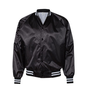 Custom Satin <b>Jackets</b> for Men <b>Baseball</b> Satin Sports Team <b>Jacket</b> Whole Sale Rate 2025 Satin <b>Jacket</b> - Product Image 2