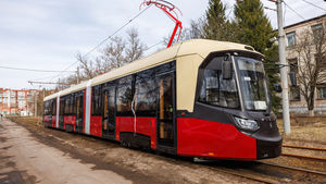 Tram électrique moderne haute capacité modèle T856 avec système de contrôle à transistors et conception confortable pour les passagers - Product Image 2