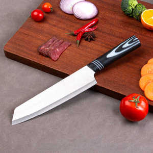 Cuchillo de chef ecológico de estilo japonés hecho a mano, cuchillo de cocina de acero de Damasco inoxidable personalizado de alta calidad, mano ajustable - Product Image 2