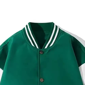Veste d'hiver matelassée en gros, haute qualité, nouvelle arrivée universitaire, réversible, confortable, qualité laine, lettres brodées, toile, col montant - Product Image 6