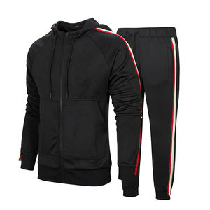 Chándal de entrenamiento de invierno personalizado para hombre, último diseño, estilo informal, chaqueta con cuello levantado, conjunto de pantalón, Color en contraste, talla XL - Product Image 5