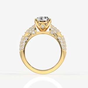 Anillos de Oro de 14k con Diamantes Cultivados en Laboratorio con Corte Portugués - Product Image 4