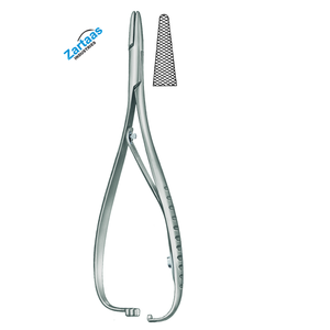 Porte-aiguilles Mathieu en acier inoxydable de haute qualité 17 cm Fabricant et exportateur d'instruments chirurgicaux - Product Image 1