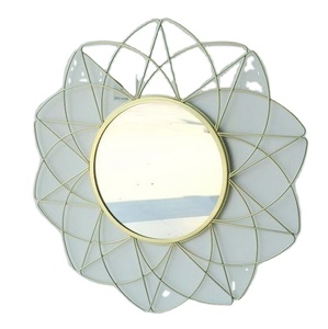 Stylish wall <b>mirror</b> for Home Hotel Bathroom <b>Gold</b> color wall <b>mirrors</b> Wall Mounted <b>Mirror</b> Stylish <b>Sun</b> Shape Best Room wall <b>mirrors</b> - Product Image 1