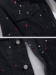 แจ็กเก็ตยีนส์สำหรับผู้ชายแจ็กเก็ตผ้าเดนิมแนวสตรีทผ้าฝ้าย100% ใหม่ล่าสุดออกแบบได้ตามต้องการ - Product Image 5