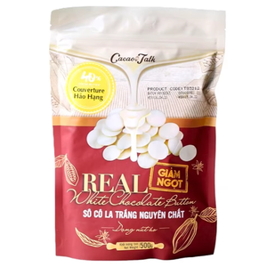 Chocolate Blanco Sólido Real en Forma de Botón, 40% Cacao, Ingrediente para Repostería, Precio de Fábrica al Por Mayor, OEM/ODM, HALAL - Product Image 1