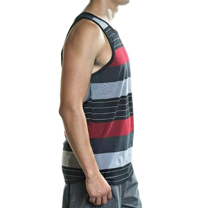 Débardeur pour homme sans manches et col personnalisé, débardeur pour homme en gros - Product Image 2