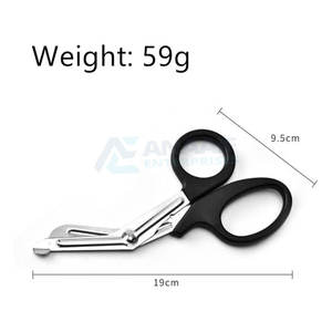 Tijeras médicas profesionales de utilidad recta de acero inoxidable para instrumentos quirúrgicos de uso Manual de primeros auxilios - Product Image 4