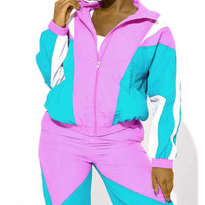 Chándal Cortavientos para Mujer, 100% Poliéster, Ligero, de Secado Rápido, para Deporte y Uso Casual, OEM - Product Image 2