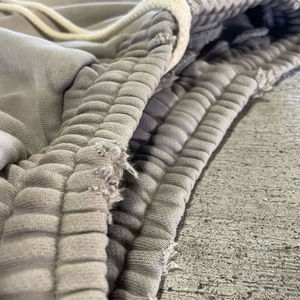 Pantalon de survêtement pour hommes en coton éponge français avec strass personnalisé Streetwear DTG imprimé Baggy surdimensionné Style évasé décontracté non tissé - Product Image 5