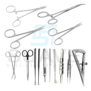 Juego de 14 piezas de alta calidad de instrumentos de cirugía plástica instrumentos quirúrgicos de blefaroplastia de SUAVE SURGICAL INSTRUMNETS - Product Image 3