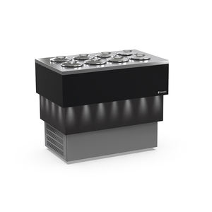 FRAMEC Pozzetto Scoop Ice Cream Réfrigérateur Réfrigérateur Congélateur Avec Tubes Cylindriques 8 + 8 1180X724X976mm - Product Image 1