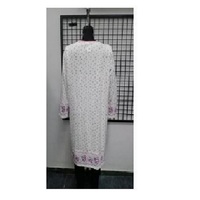 Chemise d'été à manches longues pour femme, imprimée sur mesure, 100% coton, col rond, décontractée, pour les occasions spéciales, fabriquée en Inde