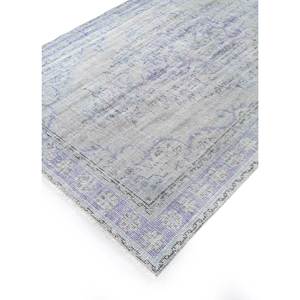 Vintage Hand Knotted Wool <b>Rugs</b> Pink & Purple Medallion Abstract Rectangle Design for Home Living Room Hallway Product Pae-2428 - Product Image 2