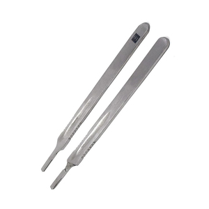 Poignée de scalpel de chirurgie en acier inoxydable BP poignée porte-lame No 10 pour chirurgie chirurgicale porte-lame longue poignée OEM - Product Image 5