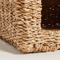 Vente chaude accessoires pour animaux de compagnie en gros Vietnam jonc de mer maison de repos panier de couchage produits naturels pour chat et chien