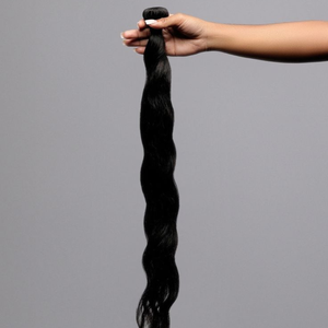 Extensions de cheveux humains vierges Remy indiens 100% avec des extensions ondulées de haute qualité, tissage double trame, toutes les couleurs - Product Image 1