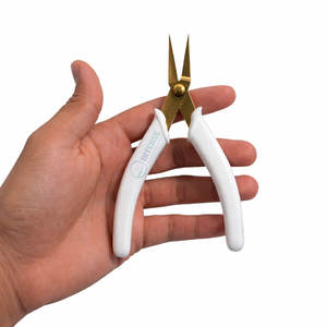 Pince à bijoux en acier inoxydable durable, outils de précision multifonctionnels pour la fabrication de bijoux, l'enroulement de fil et la réparation de bijoux - Product Image 1