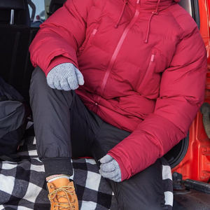 Veste bouffante à col montant de haute qualité pour hommes, tenue décontractée à capuche brillante pour l'hiver, vente en gros, veste bouffante personnalisée pour hommes - Product Image 6