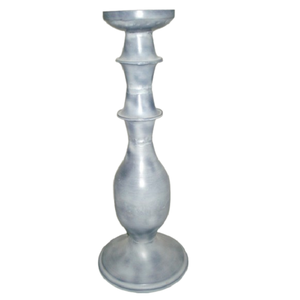 Bougeoir de Noël fait à la main en argent de haute qualité Porte-bougie chauffe-plat Porte-bougie décoratif unique pour la maison - Product Image 1