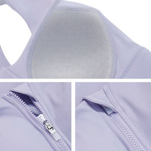 Soutien-gorge de sport respirant de haute qualité, grande taille, style simple avec bretelles non ajustées, matériau en spandex - Product Image 6