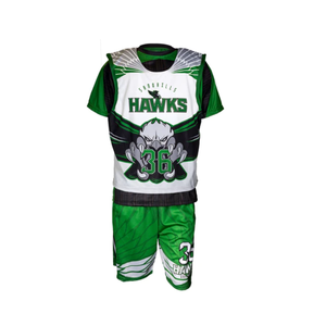 Compre uniformes lacrosse de calidad premium 100% poliéster impresión sublimada Stretch Fit equipo juvenil uniformes personalizados - Product Image 3