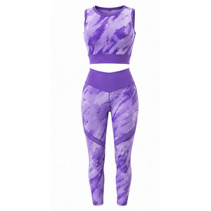 Ropa Deportiva para Gimnasio, Conjuntos de Yoga para Mujer, Nuevo Estilo Informal, Conjunto de Yoga Holgado para Mujer - Product Image 1