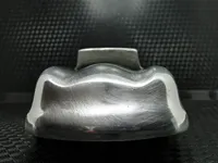 Modèle de voiture de course Art Déco vintage en aluminium massif moulé, objet de collection, presse-papiers de table, artisanat métallique, décoration intérieure