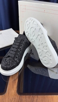 Espadrilles basses urbaines en cuir véritable pour hommes, à semelle épaisse, légères et confortables, avec lacets et design boîte