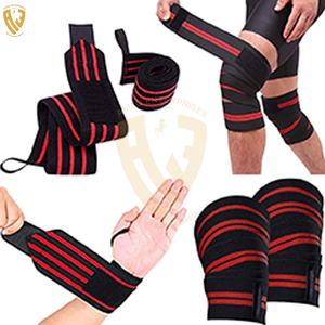 High Quality Adjustable <b>Compression</b> Gym <b>Knee</b> Wraps Men Women Weightlifting Powerlifting Squats Elastic <b>Knee</b> Sleeve Comfortable - Product Image 5