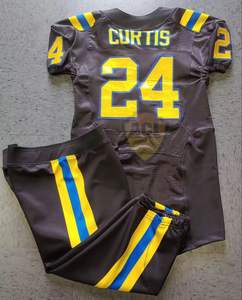 Uniforme de Fútbol Americano de Manga Corta Transpirable de Último Diseño, Calidad Premium, Personalizable, Ligero, Unisex para Adultos - Product Image 3