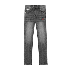 High Street Style Men's Jeans Pants Premium Quality Hot Rate Best <b>Material</b> Custom Printing High Washed Technique Top Selling - Product Image 1
