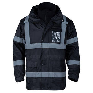 Chaleco de seguridad para hombre para uso al aire libre Logotipo personalizado ANSI Clase 2 Poliéster impermeable Secado rápido - Product Image 2