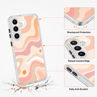 Étui magnétique IML IMD TPU+PC pour S25 Ultra avec coussin d'air et design antichoc, service OEM/ODM