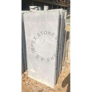 Dalle moderne de calcaire bleu gris Tandoor polie fendue aiguisée pour une application en cuisine - Product Image 1