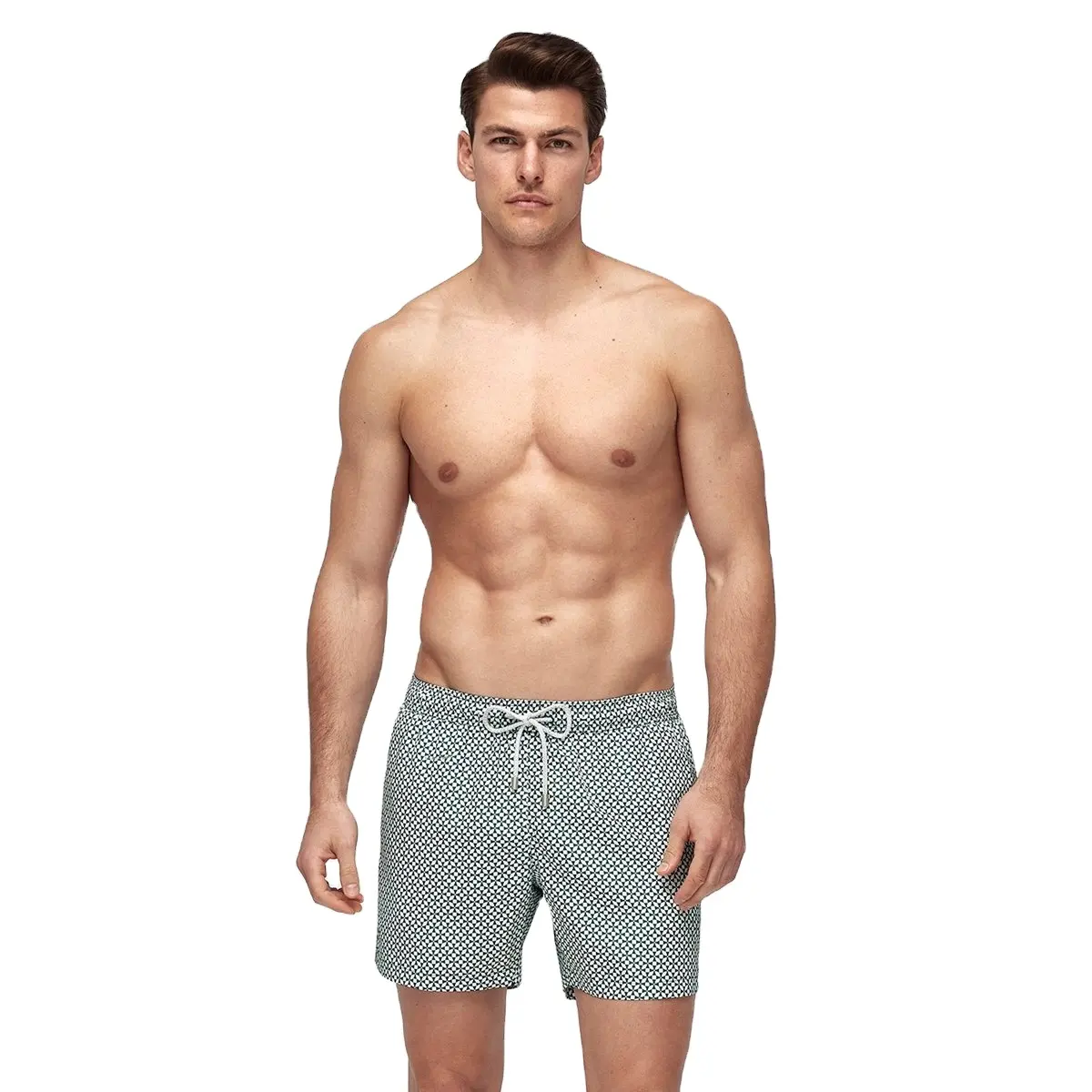 Shorts de natação personalizado do oem, para homens em tecido super macio da malha para as marcas de roupas