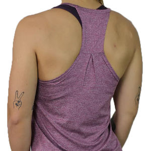 Camiseta sin mangas deportiva sin mangas de alta calidad para mujer, camiseta de entrenamiento informal de moda para gimnasio personalizada, camiseta al por mayor - Product Image 5